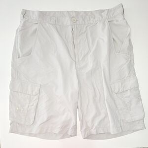Under Armour Cargo Golf Shorts Men's Off White Size 36